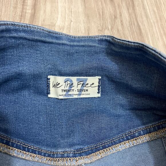 Free People We The Free Venice Beach Pull-On Flare Jeans Women’s Size 27 - Picture 8 of 10